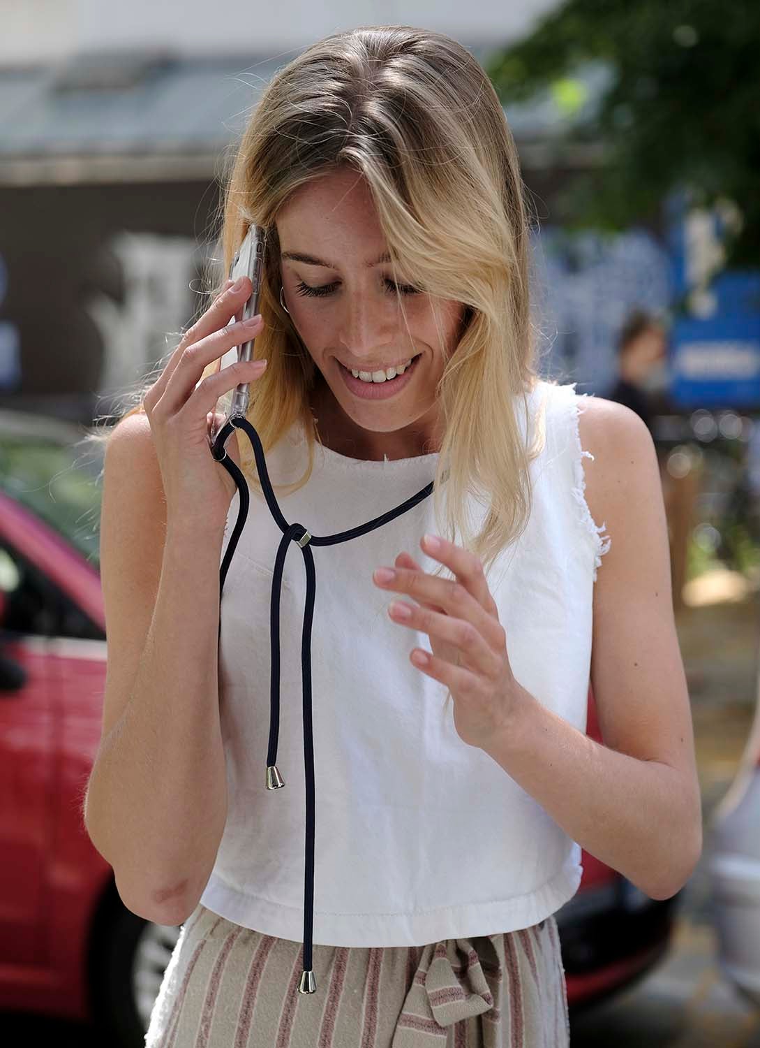 "Eclipse" Handykette für Samsung Galaxy S25+ (schwarz)