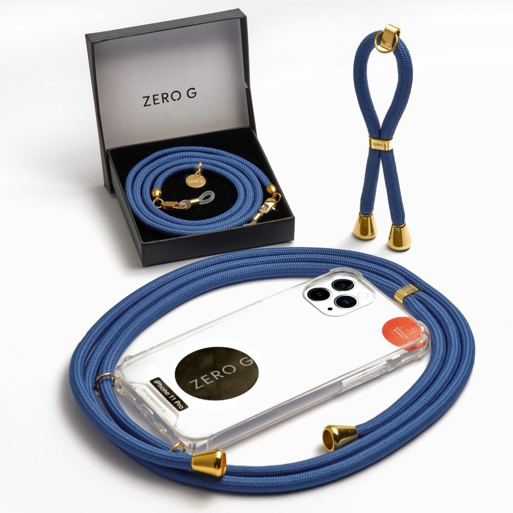 "Bombay Blue" Phone Necklace for Apple iPhone 12 Pro Max (cornflower blue)