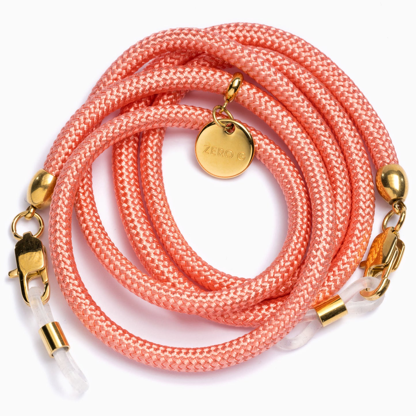 "Glossy Coral" Brillenband (koralle)