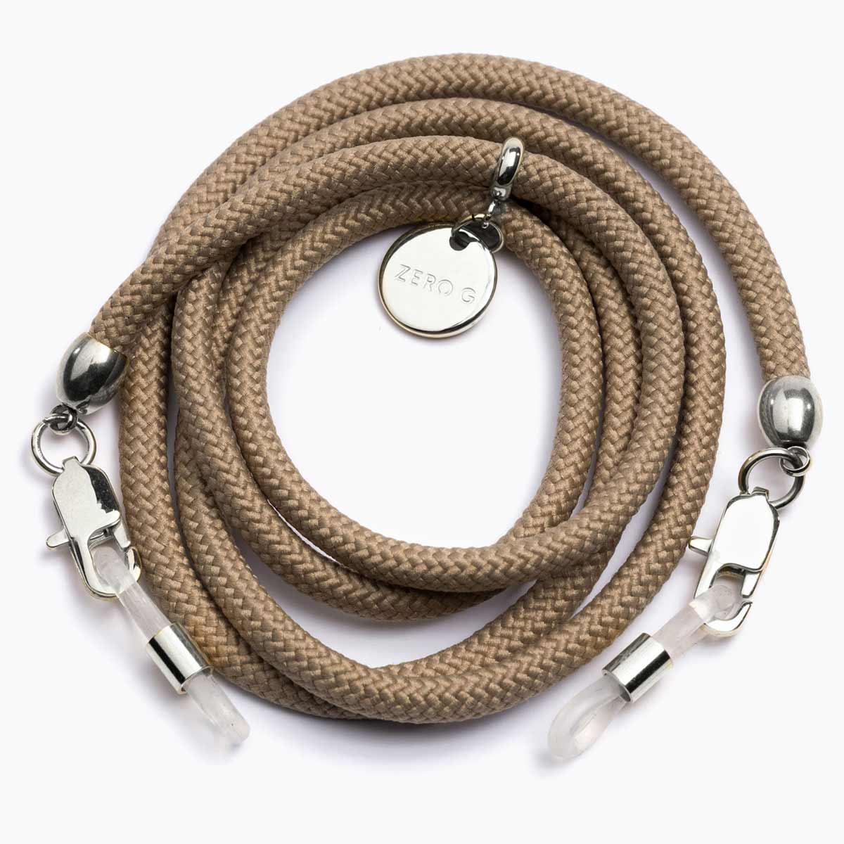 "Clifton Beach" glasses strap mask strap (beige)