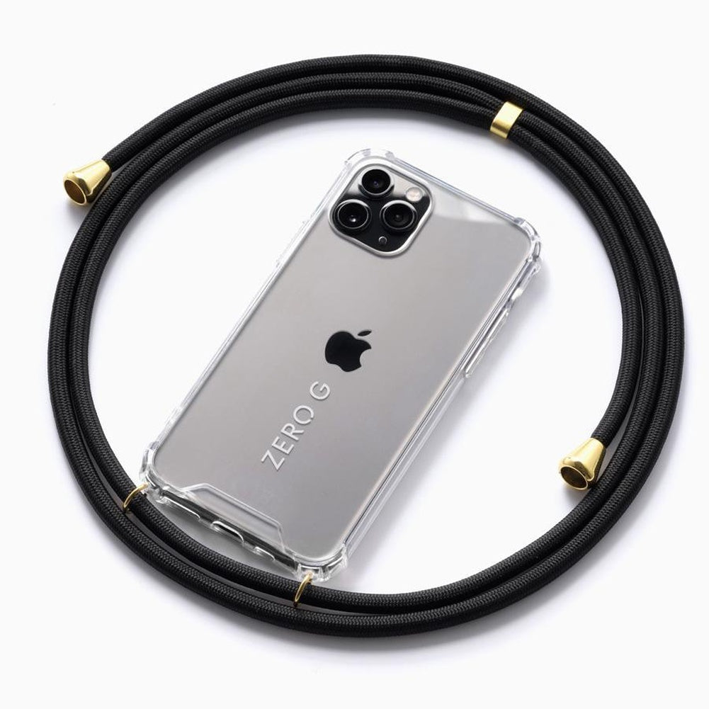 "Eclipse" Phone Necklace black