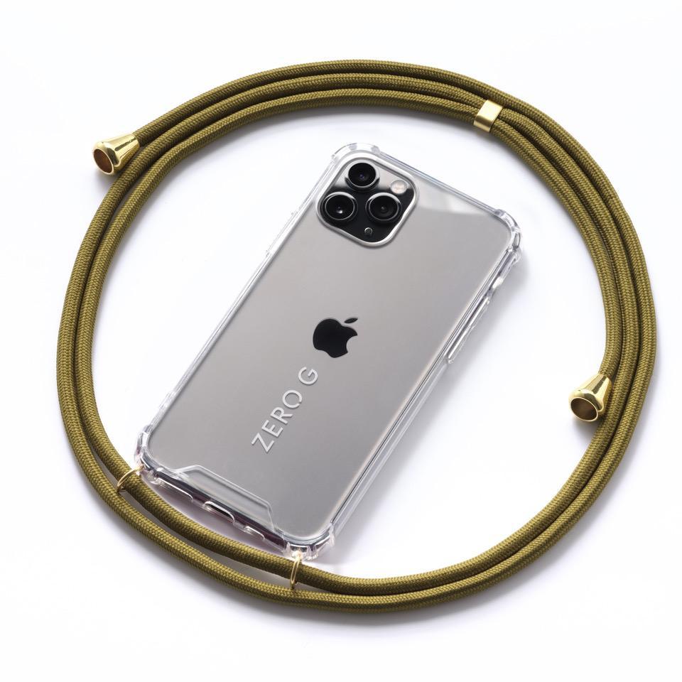 "Ascot Green" Handykette Khaki für Apple iPhone 15 Plus