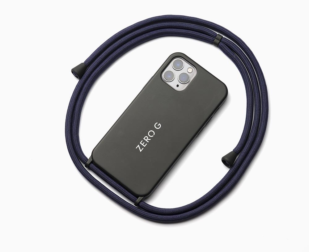 "Black Label - Almost Royal" Phone Necklace for Apple iPhone 12 mini (dark blue)