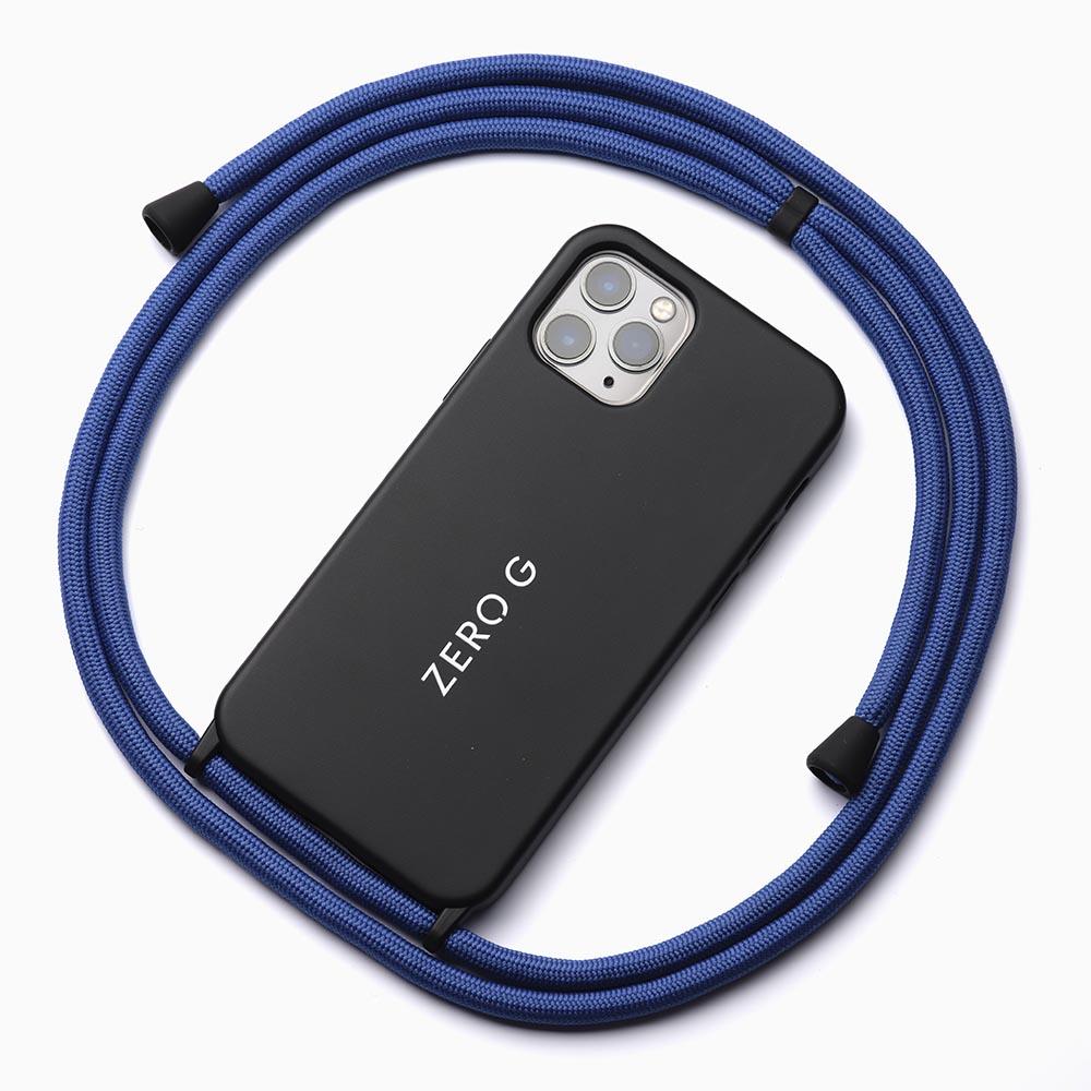 "Black Label - Bombay Blue" Handykette für Apple iPhone 12 / 12 Pro (kornblumenblau)