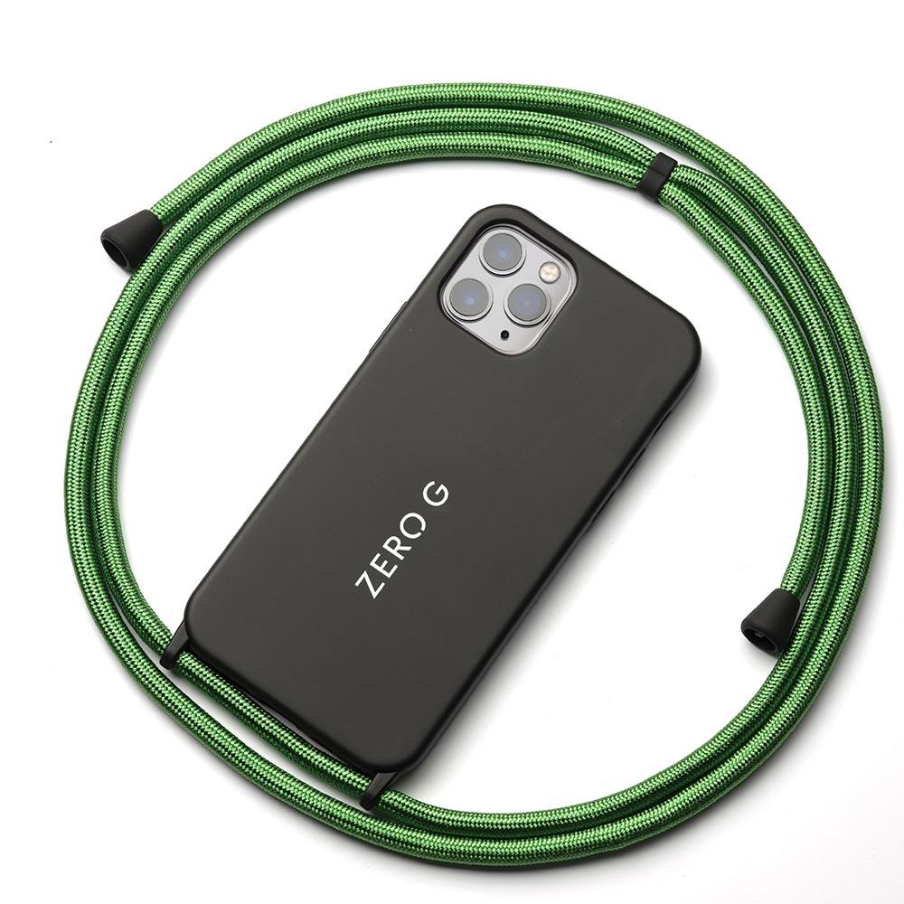 "Black Label - Glossy Green" Phone Necklace for Apple iPhone 12 Pro Max