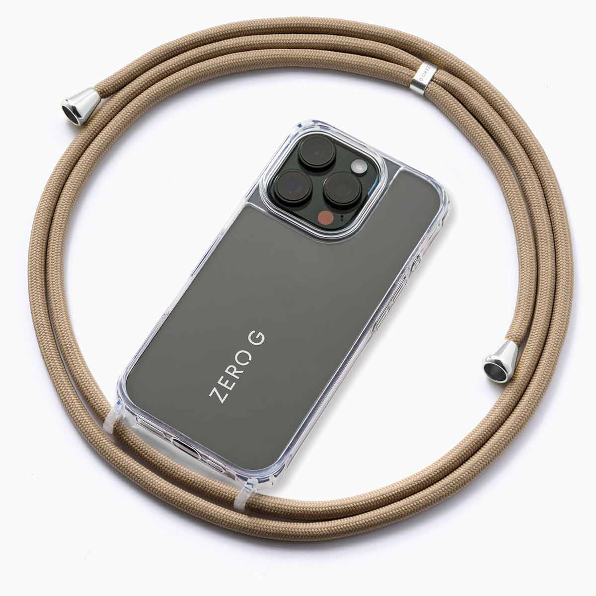 "Clifton Beach" Handykette für Apple iPhone 17 Pro (beige)