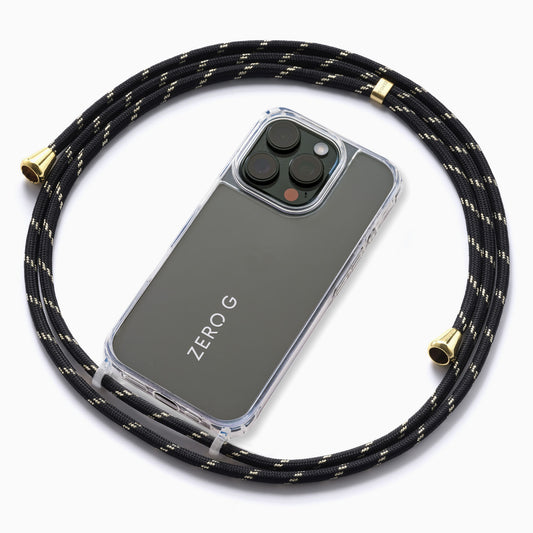 "Sahara Sky" Handykette für Samsung Galaxy S25 Ultra in Schwarz/Gold