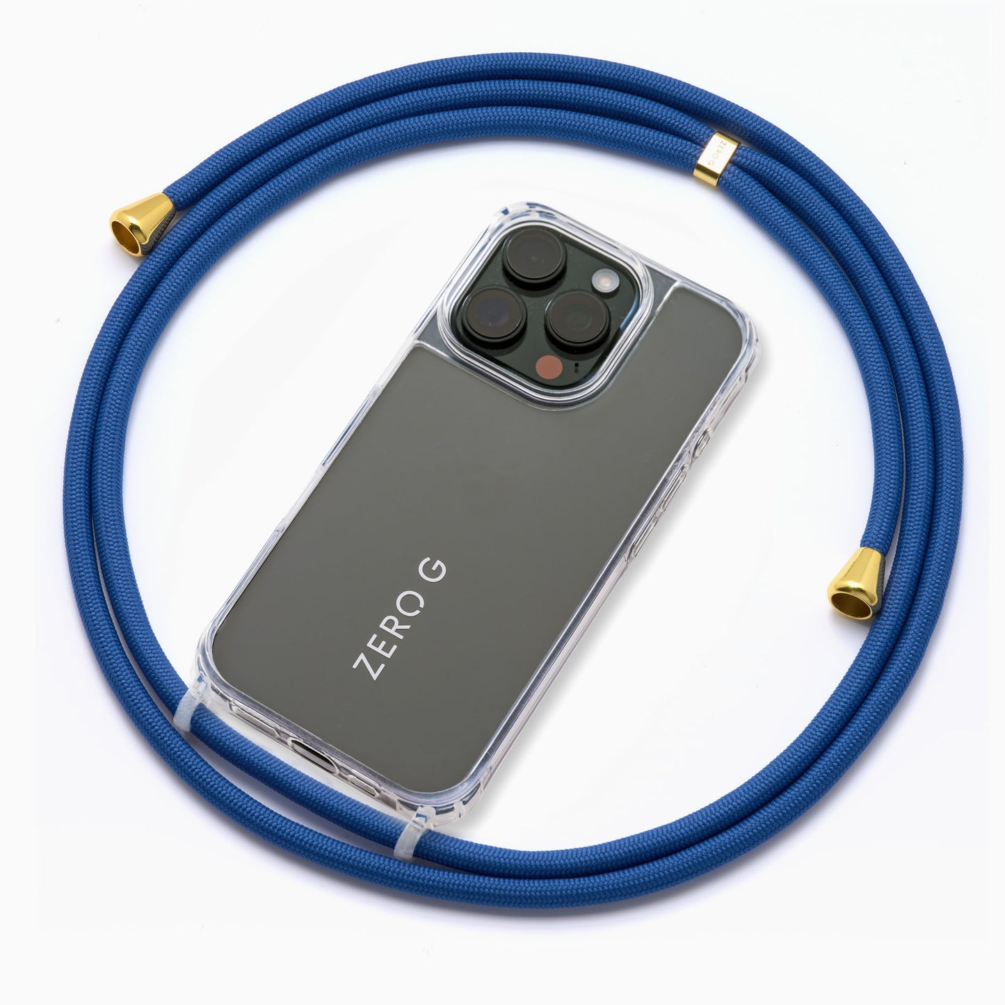 "Bombay Blue" Handykette für Apple iPhone 16 (kornblumenblau)