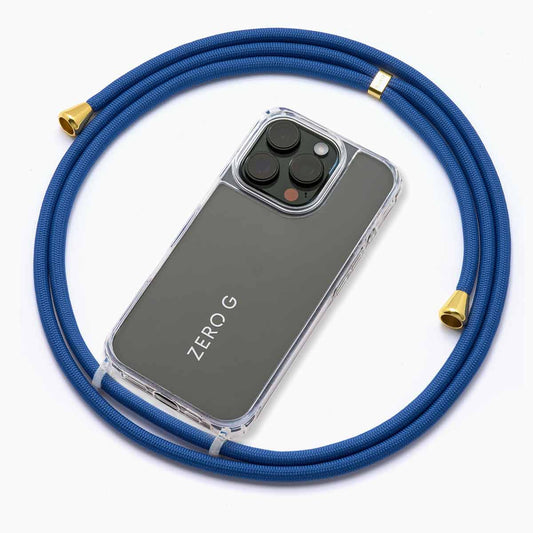 "Bombay Blue" Handykette für Apple iPhone 17 Pro (kornblumenblau)