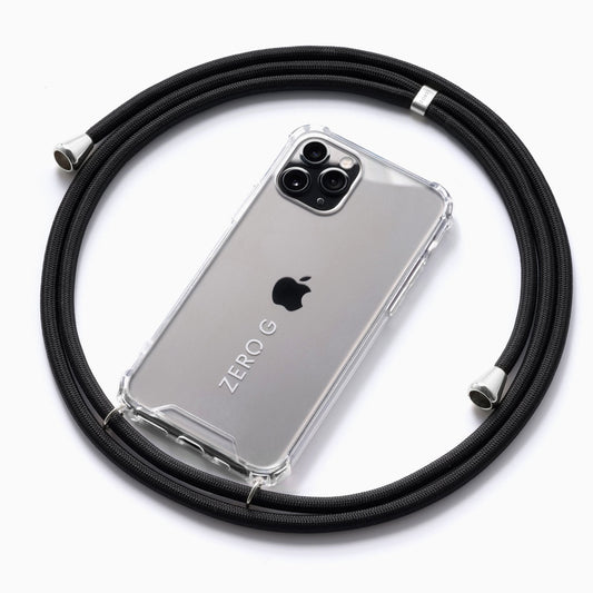 "Eclipse" Handykette für iPhone 15 Pro Max (schwarz)