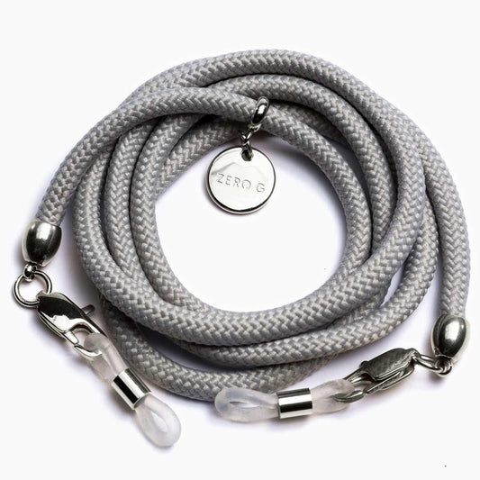 "Dolphin Gray" Brillenband (hellgrau)