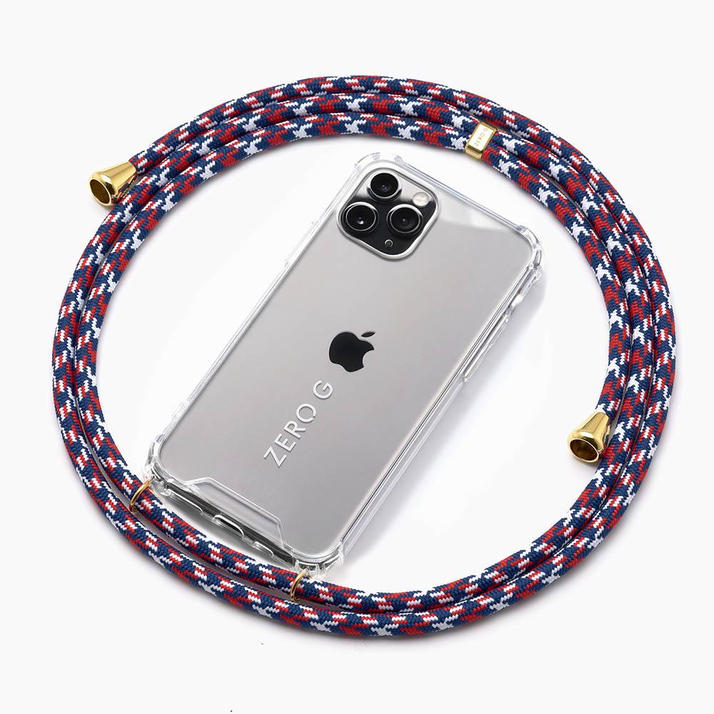 "Hanseatic" Phone Necklace Blau/red/Weiss - Basic Edition