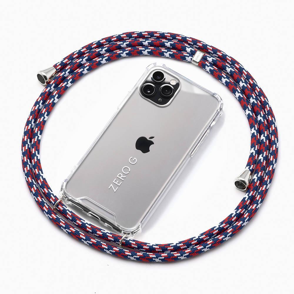 "Hanseatic" Phone Necklace for Apple iPhone X / XS (blue/white/red)