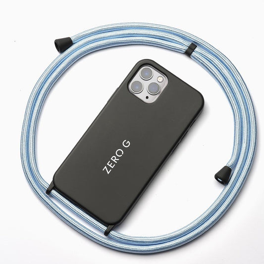 "Black Label - Glossy Sky Blue" Phone Necklace Hellblau for Apple iPhone 12 mini