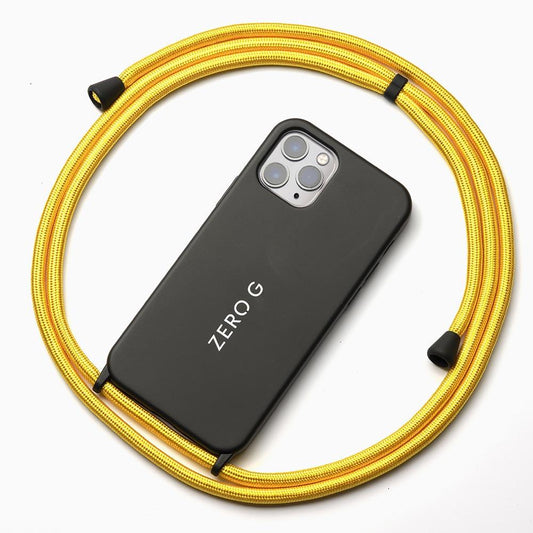 "Black Label - Glossy Yellow" Phone Necklace for Apple iPhone 12 mini